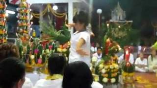 Wai Kroo Pra Uma Taewii Kali Goddess Master Day Ceremony Thai [upl. by Combe858]