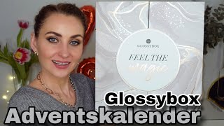 Glossybox Adventskalender Unboxing  nur 30€ statt 90€ bezahlt 🤑  Feel the magic 💫 [upl. by Netti]