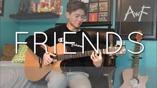 Friends  Marshmello amp AnneMarie  Cover Fingerstyle guitar [upl. by Airda]