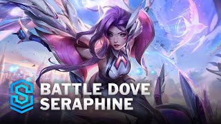 Battle Dove Seraphine Skin Spotlight  League of Legends [upl. by Eelreveb355]