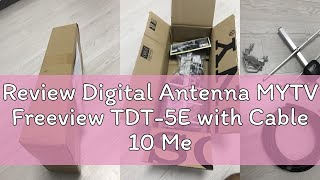 Review Digital Antenna MYTV Freeview TDT5E with Cable 10 Meters [upl. by Aicercal]