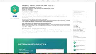 Kaspersky Secure Connection  VPN Service Review [upl. by Yulma890]