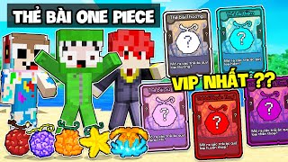 KHANGG BEDWARS THỬ THÁCH 24H SỞ HỮU THẺ BÀI ONE PIECE VIP NHẤT TRONG MINECRAFTNOOB TEAM THẺ BÀI VIP [upl. by Sackey]