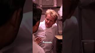 Do you like your food freshfrozen GordonRamsay KitchenNightmares [upl. by Trella]