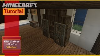 Tutorial Minecraft Mittelalter  Kleines großartig  Küchenschränke [upl. by Aramoj]