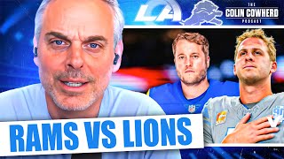 RamsLions Reaction Jared Goff amp Detroits quotSuper Bowlquot offense Stafford great  Colin Cowherd NFL [upl. by Omer]