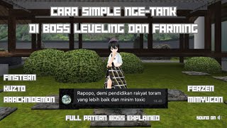 Penjelasan full pola serangan Boss leveling POV TANK  Toram Online [upl. by Eicaj]