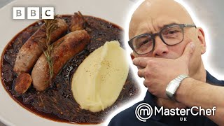 Gregg Wallace Is In Awe Over Marcus Wareings Bangers amp Mash  MasterChef UK [upl. by Norrag]