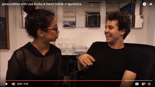 Characters with Liza Koshy amp David Dobrik part 3  davidxliza [upl. by Ecinehs]