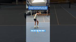 Kokkinakis and Saville BIG forehand rally 🇦🇺 🎾 [upl. by Tserof281]