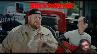 New mgk amp Jelly Roll  Lonely Road Official Music Video  Bta420 reaction [upl. by Sivad]