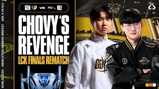 LS  CHOVYS REVENGE LCK FINALS REMATCH  GEN vs HLE [upl. by Gilberta]