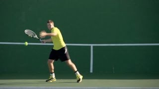 Jack Sock Forehand  Indian Wells 2013  BNP Paribas Open [upl. by Iak]