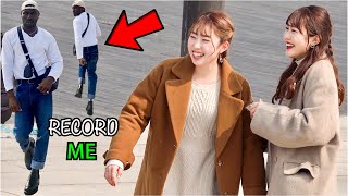 Giving flowers to Koreans  Prank  Social Experiment Korea [upl. by Eelanej244]