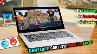 🔧Ultimate Gameloop Lag Fix  FPS Drop Fix  Update 34 lag fix  Best Settings for Gameloop Emulator [upl. by Kriss]