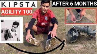 kipsta agility 100 shoes 6 months review and ground test  best football shoes for Indian ground [upl. by Ahseken]