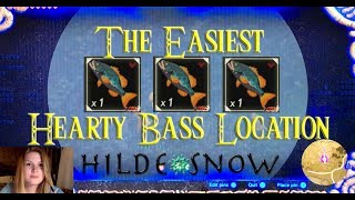 The Hearty Bass location you have to know Zelda botw Hilde Snow [upl. by Ymmor]