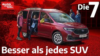 7 SUVAlternativen bis 30000€ Günstige FamilienVans von VW Opel amp Co I auto motor und sport [upl. by Morentz328]