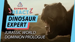 Dinosaur Expert Reacts to Jurassic World Dominion Prologue [upl. by Evey908]