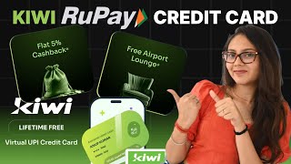 Kiwi Credit Card Detailed Review  5 Cashback on UPI  Free Lounge Access trending viralvideo [upl. by Rogers]