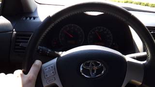 2010 Toyota Corolla S  Steering Wheel On Center After TSB014010  Car Fixed [upl. by Painter]