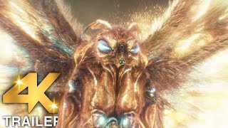 GODZILLA X KONG THE NEW EMPIRE quotMothra Revealquot Trailer 4K ULTRA HD 2024 [upl. by Adnaval794]