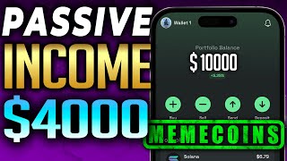 How to Make 4000 a MONTH with MOONSHOT  NEW MEMECOIN STRATEGY [upl. by Tiphanie639]