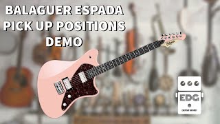 BALAGUER ESPADA PICK UP DEMO  EVERYDAY GUITARIST [upl. by Nirrac]