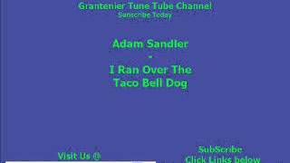 Adam Sandler  I Ran Over The Taco Bell Dog [upl. by Refotsirc739]