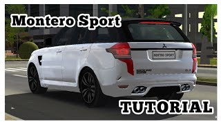 How to make a Montero Sport in Car Parking Multiplayer [upl. by Tterraj]