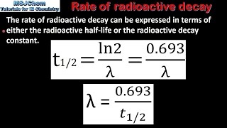 C7 Rate of radioactive decay HL [upl. by Doley]