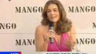 Elisabeth Hurley presenta su coleción de bikinis y trikinis [upl. by Ycnahc182]