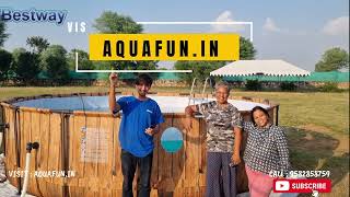 Best Portable Swimming Pool For Airbnb At Jaipur  Increase your Air Bnb Business With Bestway [upl. by Curson]