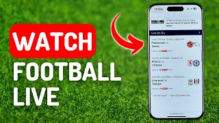 How to Watch Football Match Live in 2024  IPhone 15 Pro [upl. by Fadiman476]