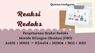 Penyetaraan Reaksi Redoks As2S5  HNO3 → H3AsO4  H2SO4  NO2  H2O [upl. by Olnek]