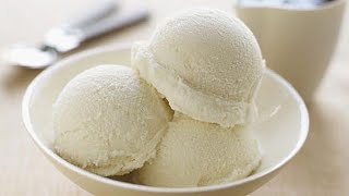 Homemade vanila ice cream only 3 ingredients No egg No ice cream machine rizz kitchen [upl. by Ahtreb]