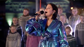 Molly Sandén JESC 2006 sings at the Oscars 2021 [upl. by Arded]