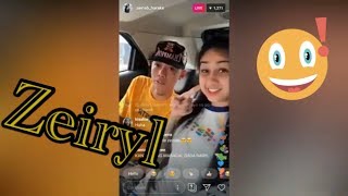 ZEINAB HARAKE AND SKUSTA CLEE live on IG Ang sweeet going to Baguio daw [upl. by Drona]