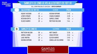 Sawley CC 2nd XI v Allestree CC 1st XI [upl. by Lehcem]