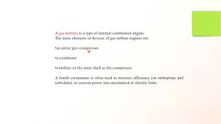 Thermodynamics  Gas Turbine Cycle Opened Unit Part 1 27092021 [upl. by Natsirc601]