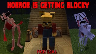 HORROR IS GETTING BLOCKY HIGHB MOD  MINECRAFT 1201 MOD SHOWCASE [upl. by Greenwood]