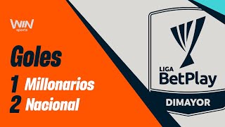 Millonarios vs Nacional goles  Liga BetPlay Dimayor 2024 2  Fecha 6 [upl. by Neddy]