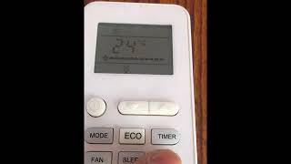 Inverter AC Remote functions GSC18 GIG5 [upl. by Dedrick]