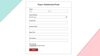 Submission Form In HTML CSS in Hindi  Simple Submission Form Kese Bnaye  Satya Gyan A4 [upl. by Budd896]