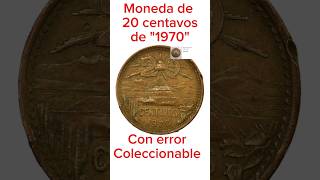 MONEDA DE 20 CENTAVOS DE 1970 CON ERROR Y COLECCIÓN [upl. by Elfrieda]