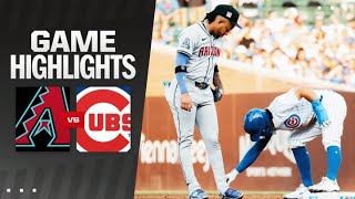 Dbacks vs Cubs Game Highlights 72024  MLB Highlights [upl. by Frissell]