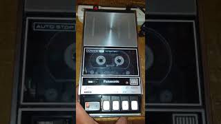 Grabadora de voz Panasonic vintage cassette [upl. by Yenobe242]