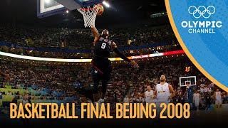 USA v Spain  Full Mens Basketball Final  Beijing 2008 Replays [upl. by Oicafinob]