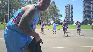 Samoa NSW vs WA Samoa 2024 Mens netball 2nd Quarter [upl. by Riordan724]