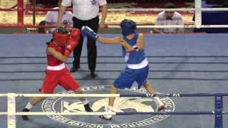 Kazakhstan womens boxing championships 2016 final 48 kg [upl. by Waxler]